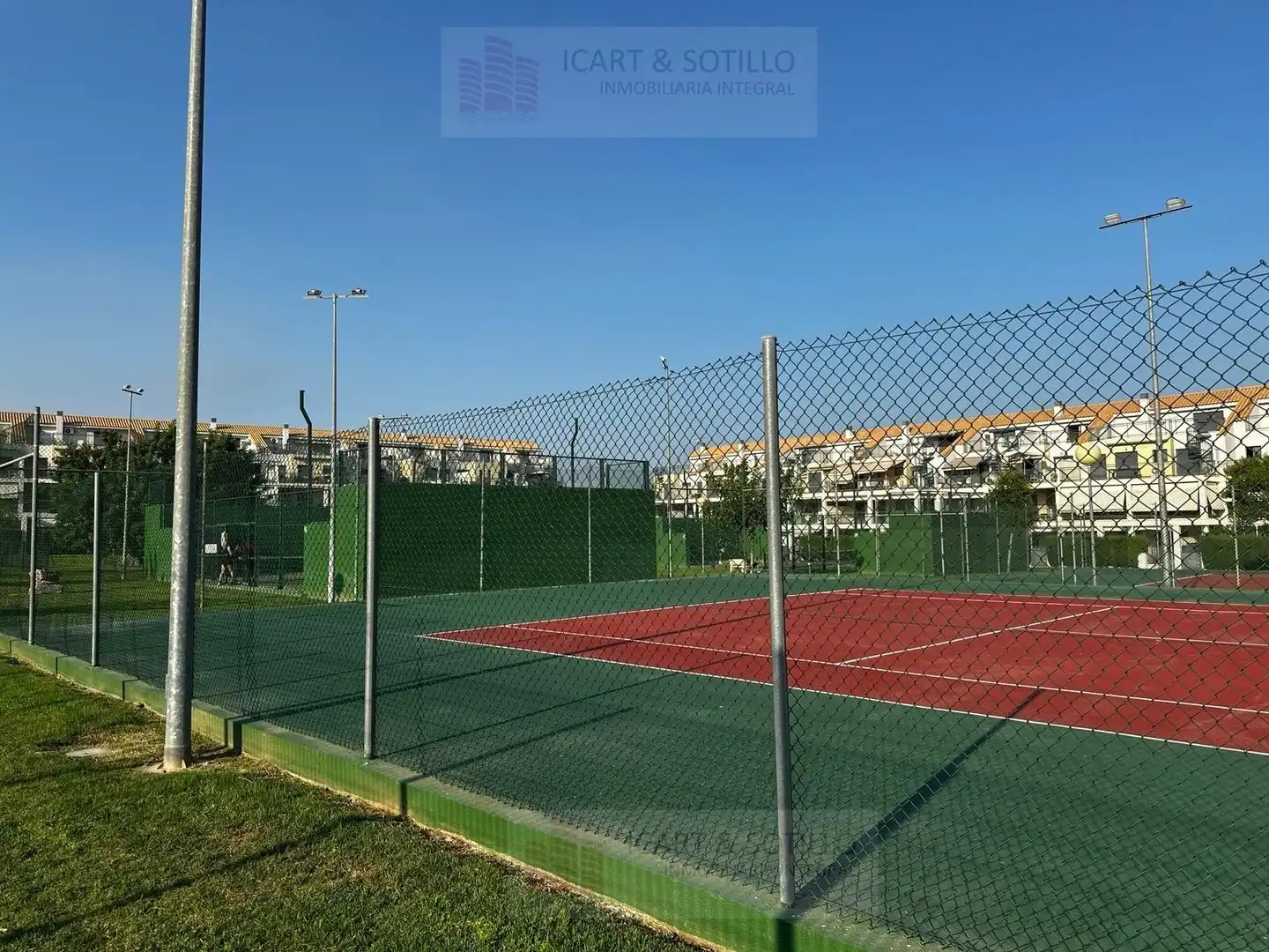 Außenansicht von Dachboden zur Miete in San Jorge / Sant Jordi mit Klimaanlage, Heizung und Privatgarten