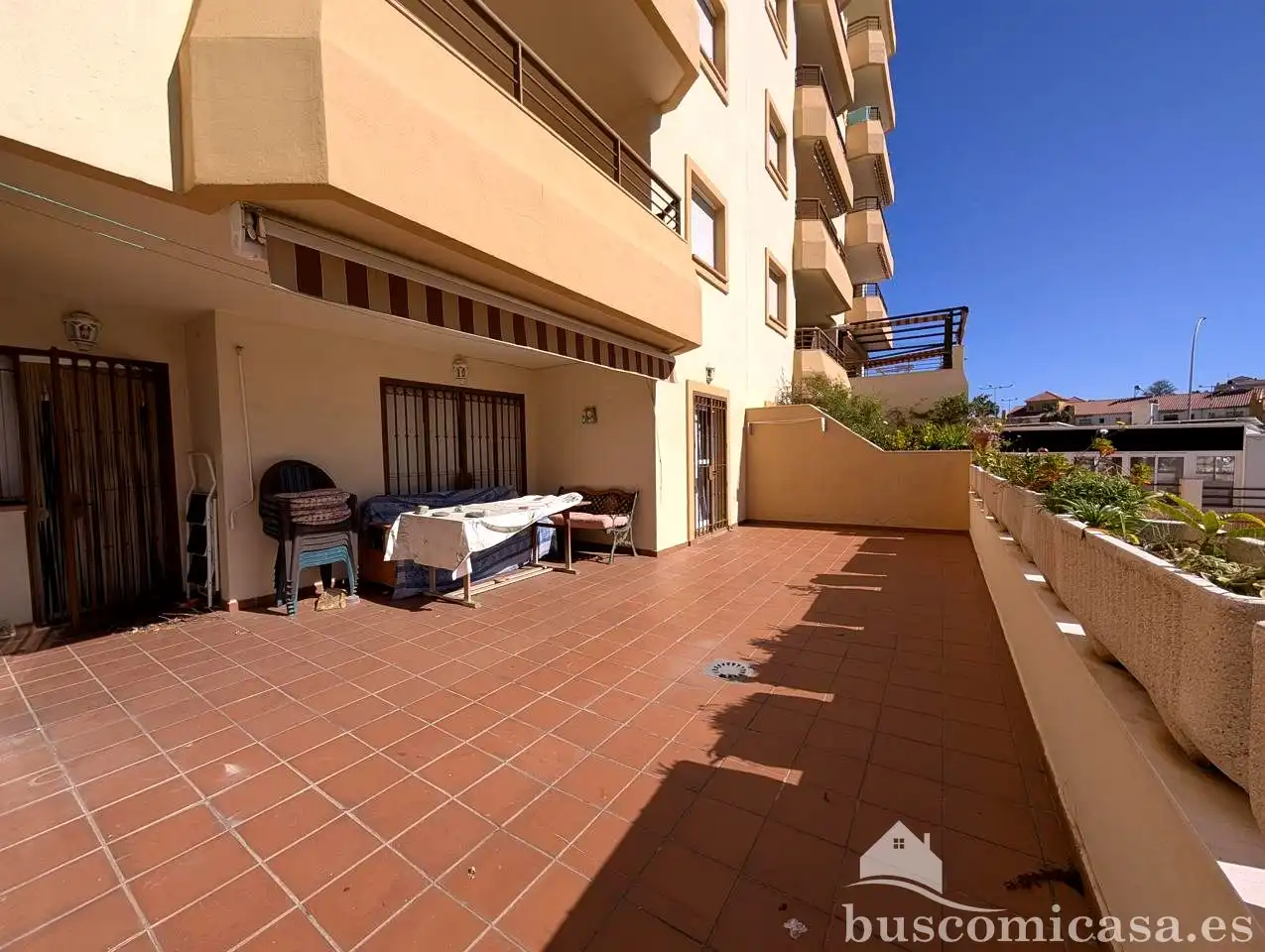 Terraza de Planta baja en venta en Algarrobo con Jardín privado, Terraza y Amueblado