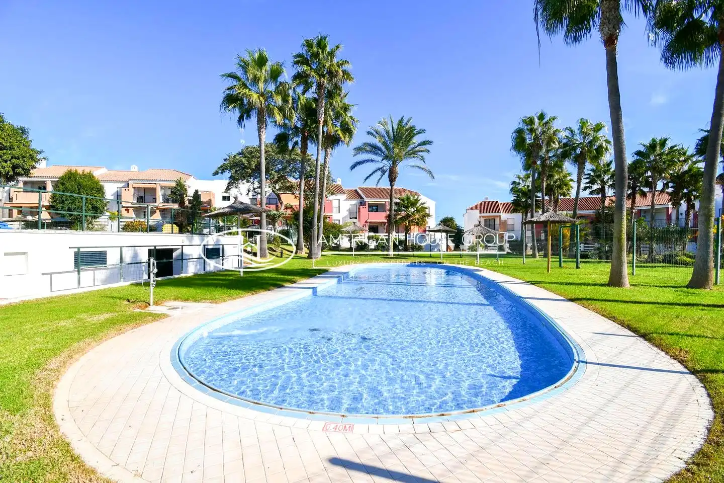 Swimming pool of Apartments for sale in Chiclana de la Frontera  with Air Conditioner, Heating and Private garden