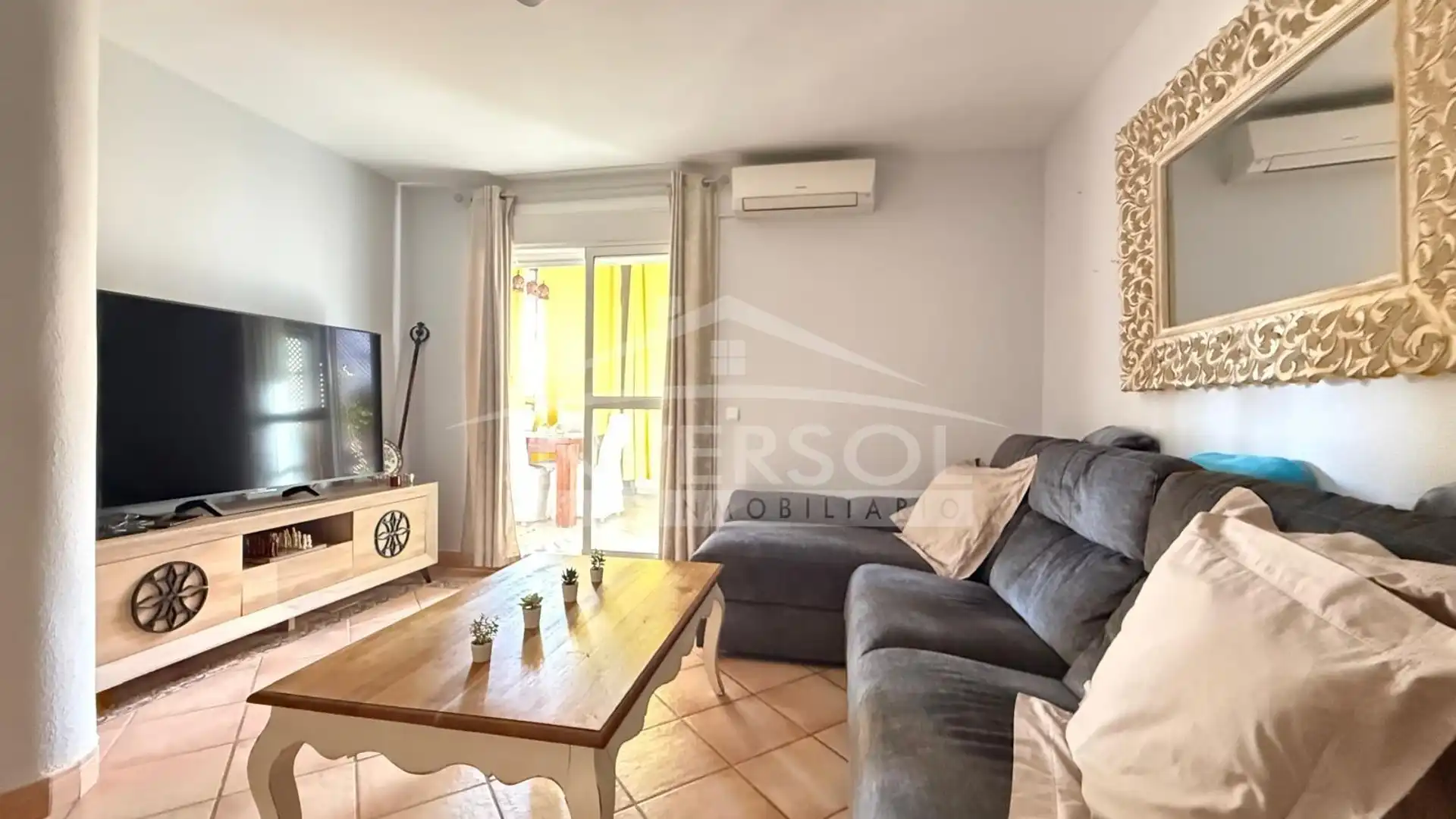 Sala de estar de Ático en venta en El Ejido con Aire acondicionado, Calefacción y Terraza