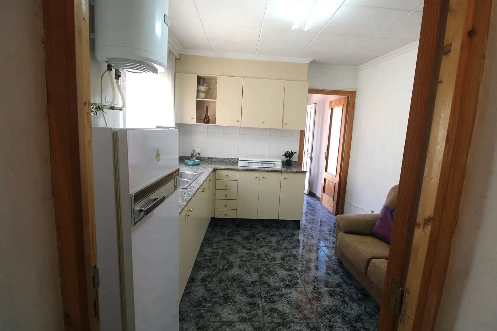 Cocina de Casa adosada en venta en Almansa con Terraza y Trastero