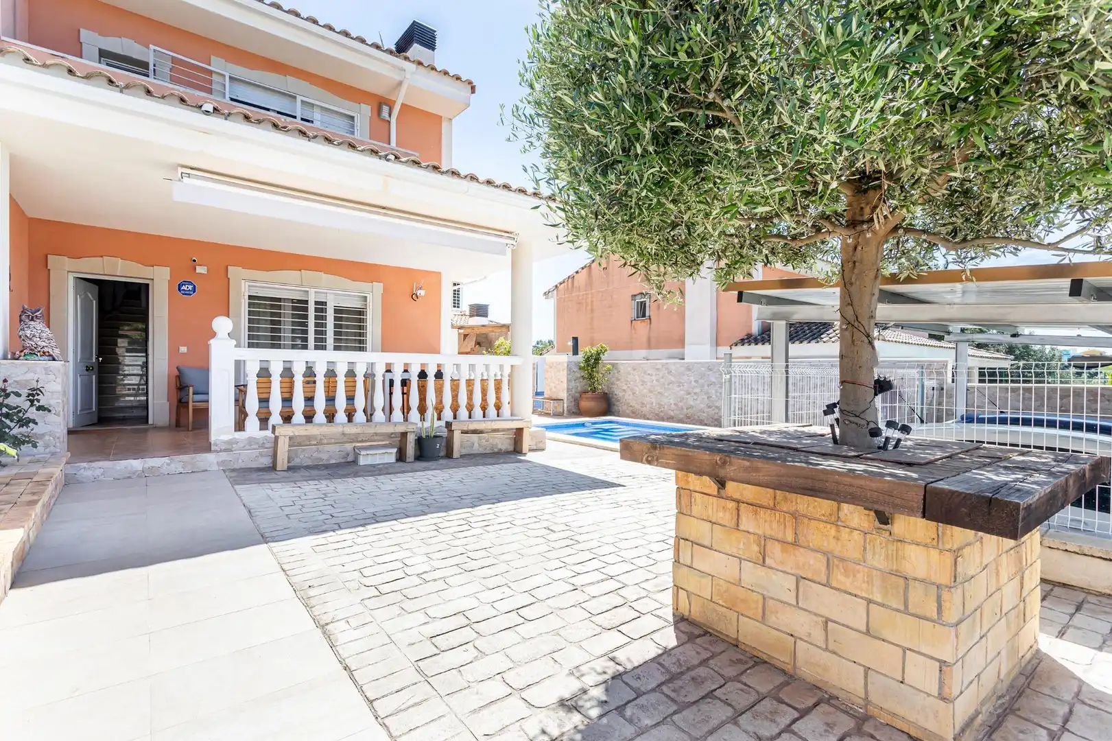 Jardí de Casa adosada en venda en Montserrat amb Aire condicionat, Jardí privat i Terrassa