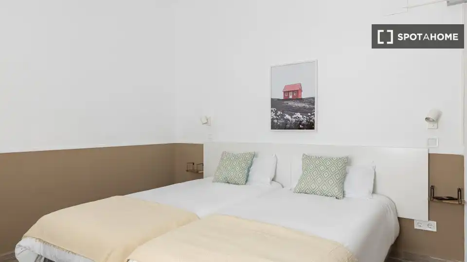 Habitación de Piso de alquiler en Getafe con Aire acondicionado, Calefacción y Amueblado