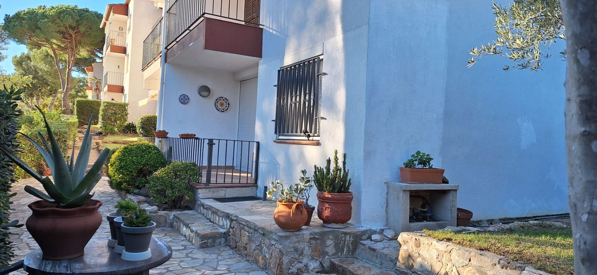 Vista exterior de Pis de lloguer en Palafrugell amb Calefacció, Terrassa i Moblat