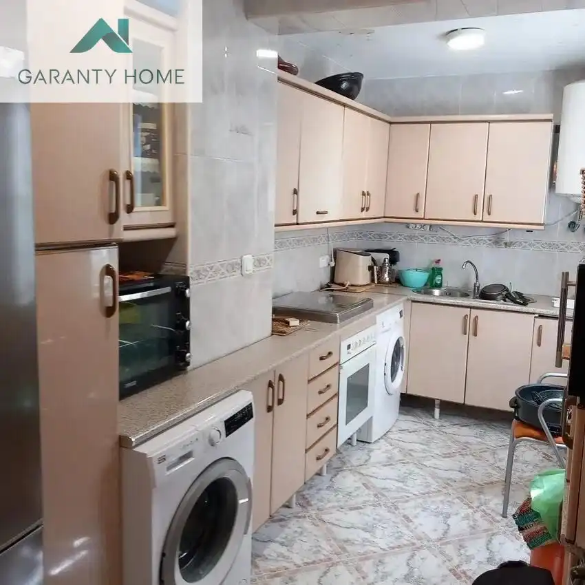 Kitchen of Flat for sale in Málaga  with Terrace, Furnished and Balcony