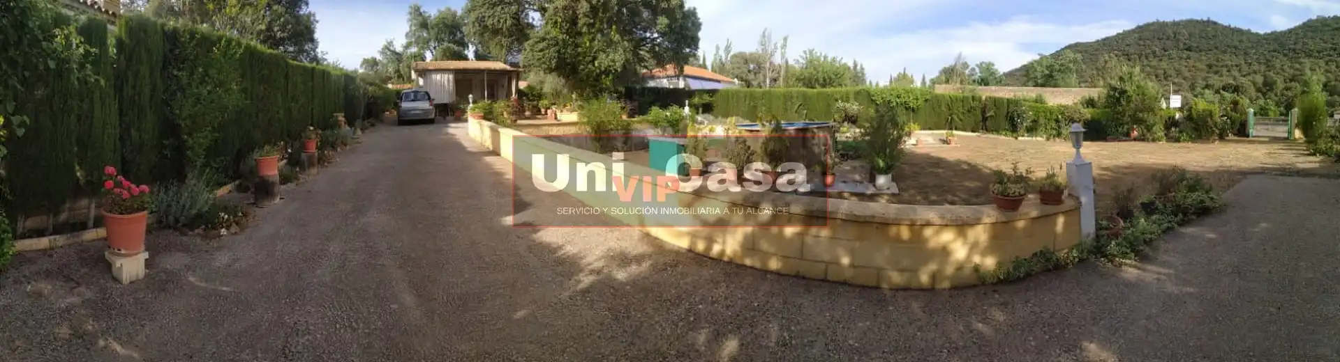 Garden of Country homes for sale in Villaharta  with Air Conditioner, Private garden and Swimming Pool