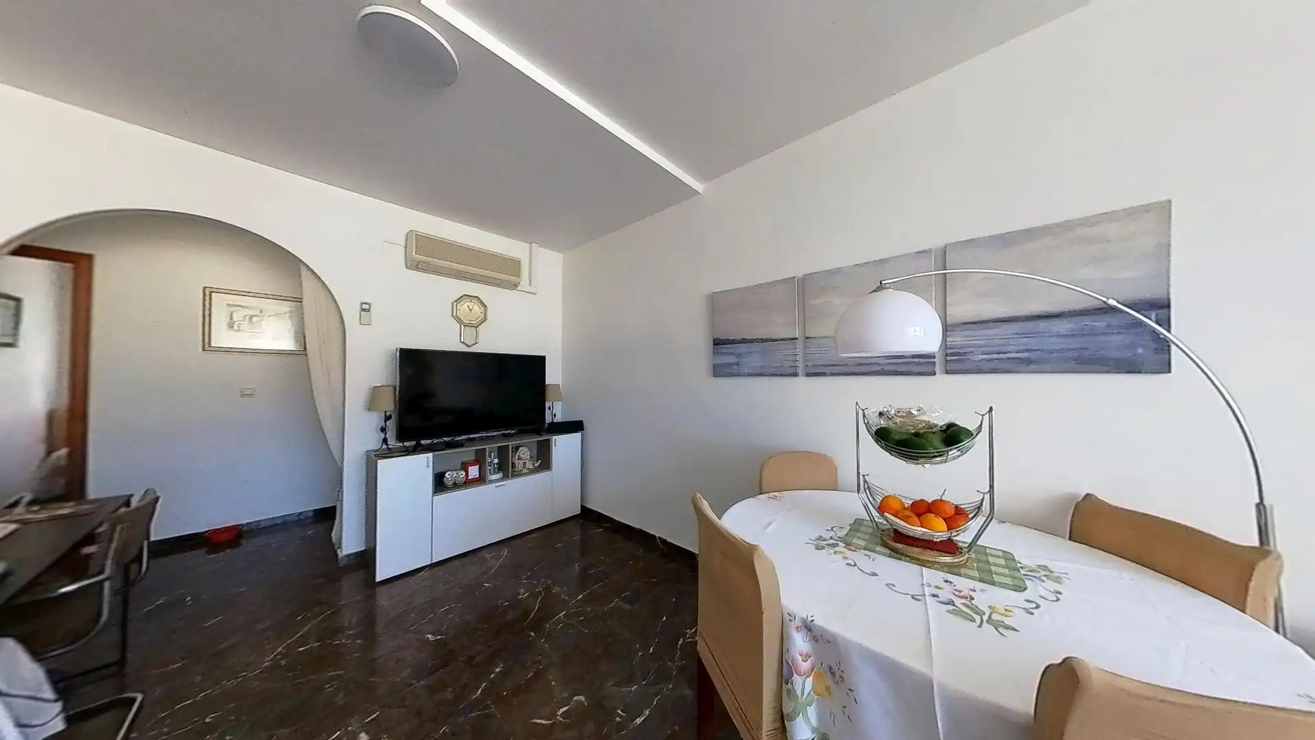 Esszimmer von Wohnungen zum Verkauf in Gualchos mit Klimaanlage, Terrasse und Abstellraum