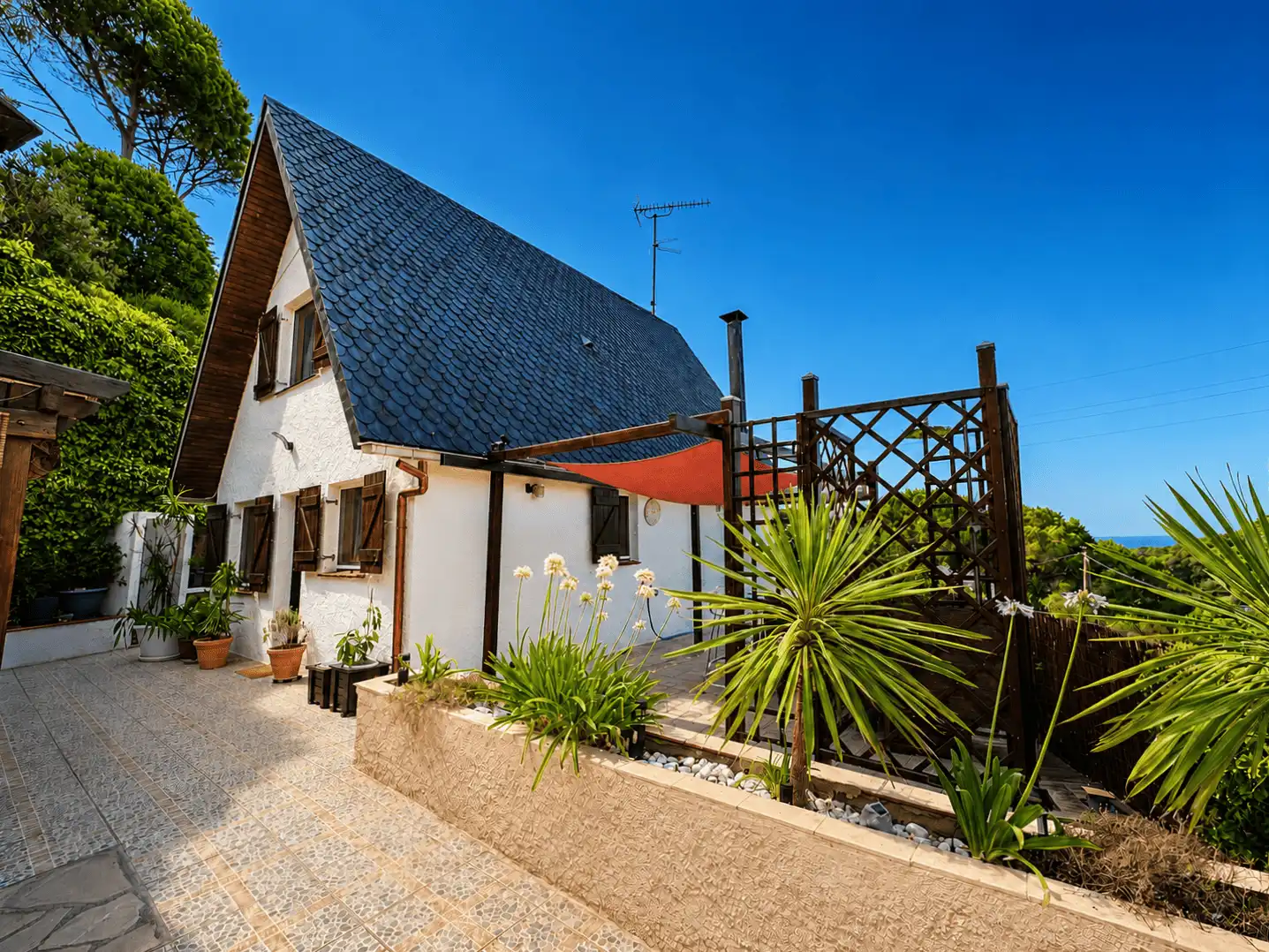 Jardín de Casa o chalet en venta en Sant Cebrià de Vallalta con Aire acondicionado, Calefacción y Jardín privado