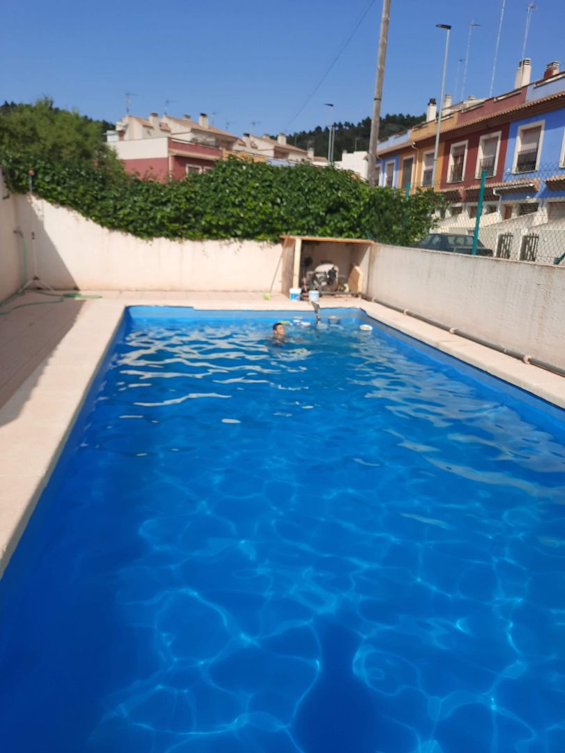 Swimming pool of House or chalet for sale in Cehegín  with Air Conditioner, Private garden and Terrace