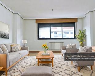 Living room of Flat for sale in  Logroño  with Heating, Parquet flooring and Storage room