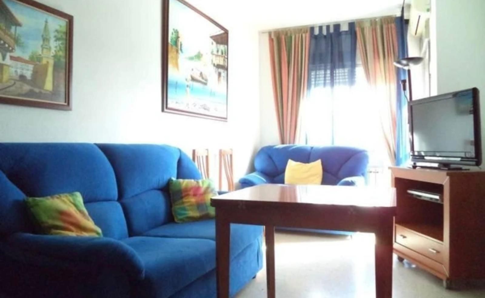 Living room of Flat for sale in Cáceres Capital  with Air Conditioner, Heating and Balcony