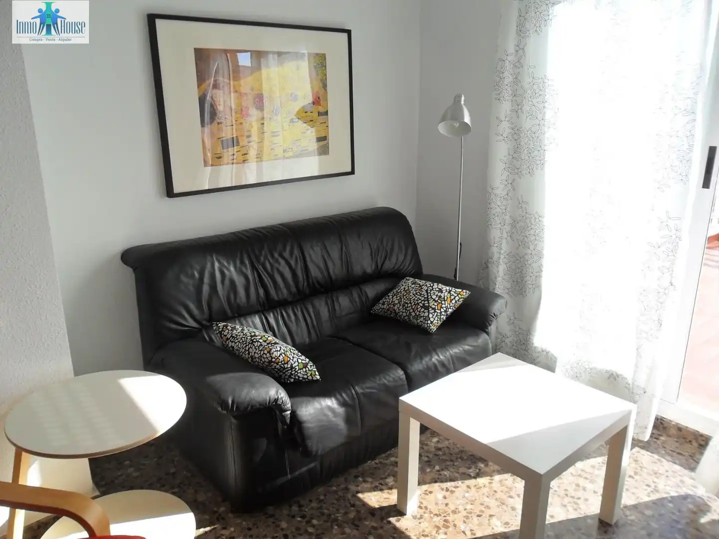 Living room of Flat for rent in Albacete  with Heating, Terrace and Furnished