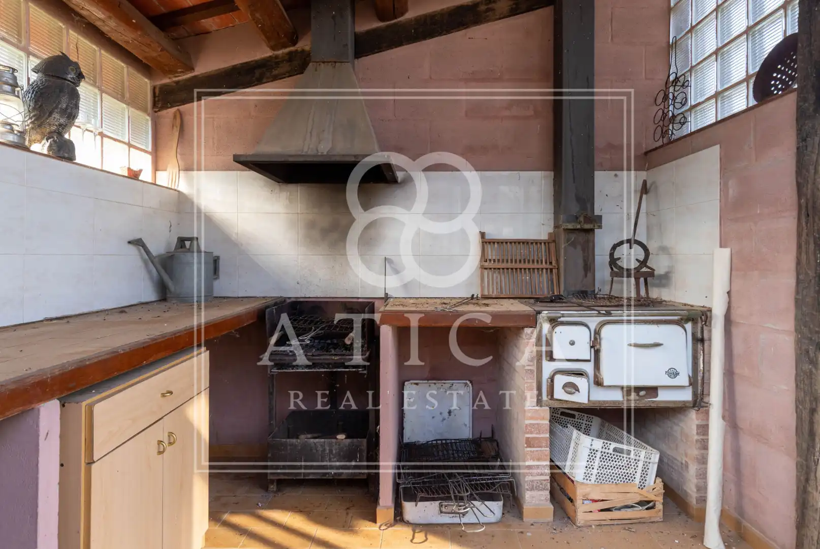 Cocina de Casa o chalet en venta en Ossó de Sió con Aire acondicionado, Calefacción y Jardín privado