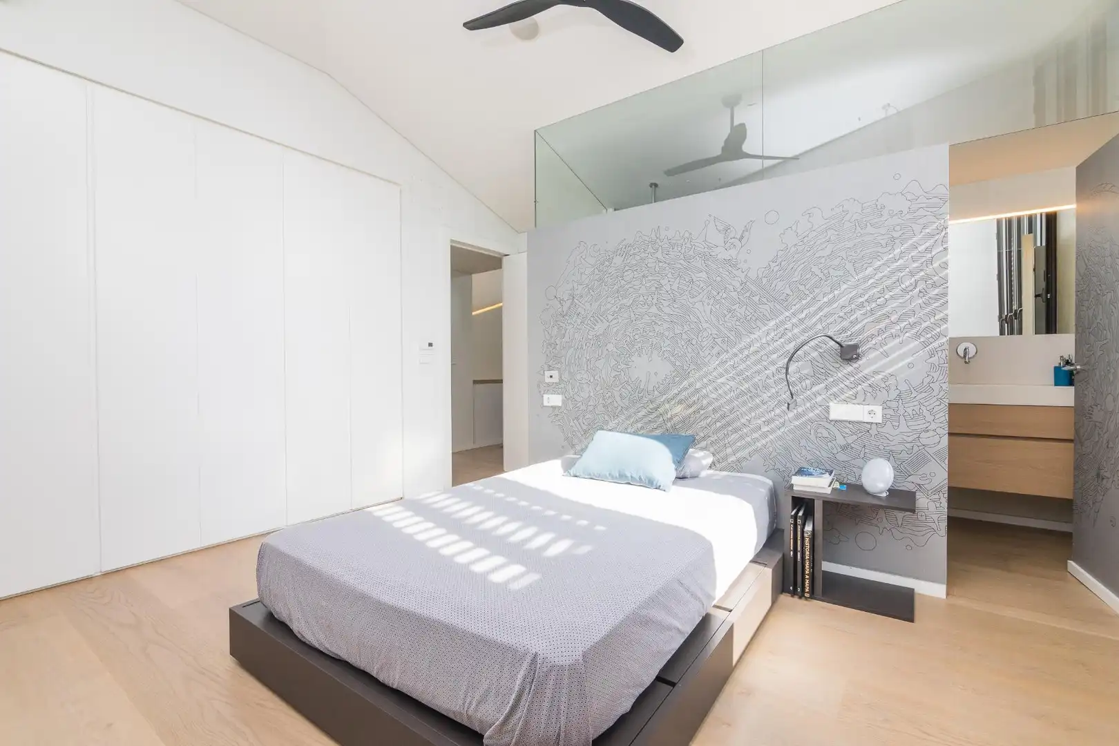 Schlafzimmer von Haus oder Chalet zum Verkauf in Elche / Elx mit Klimaanlage, Heizung und Privatgarten