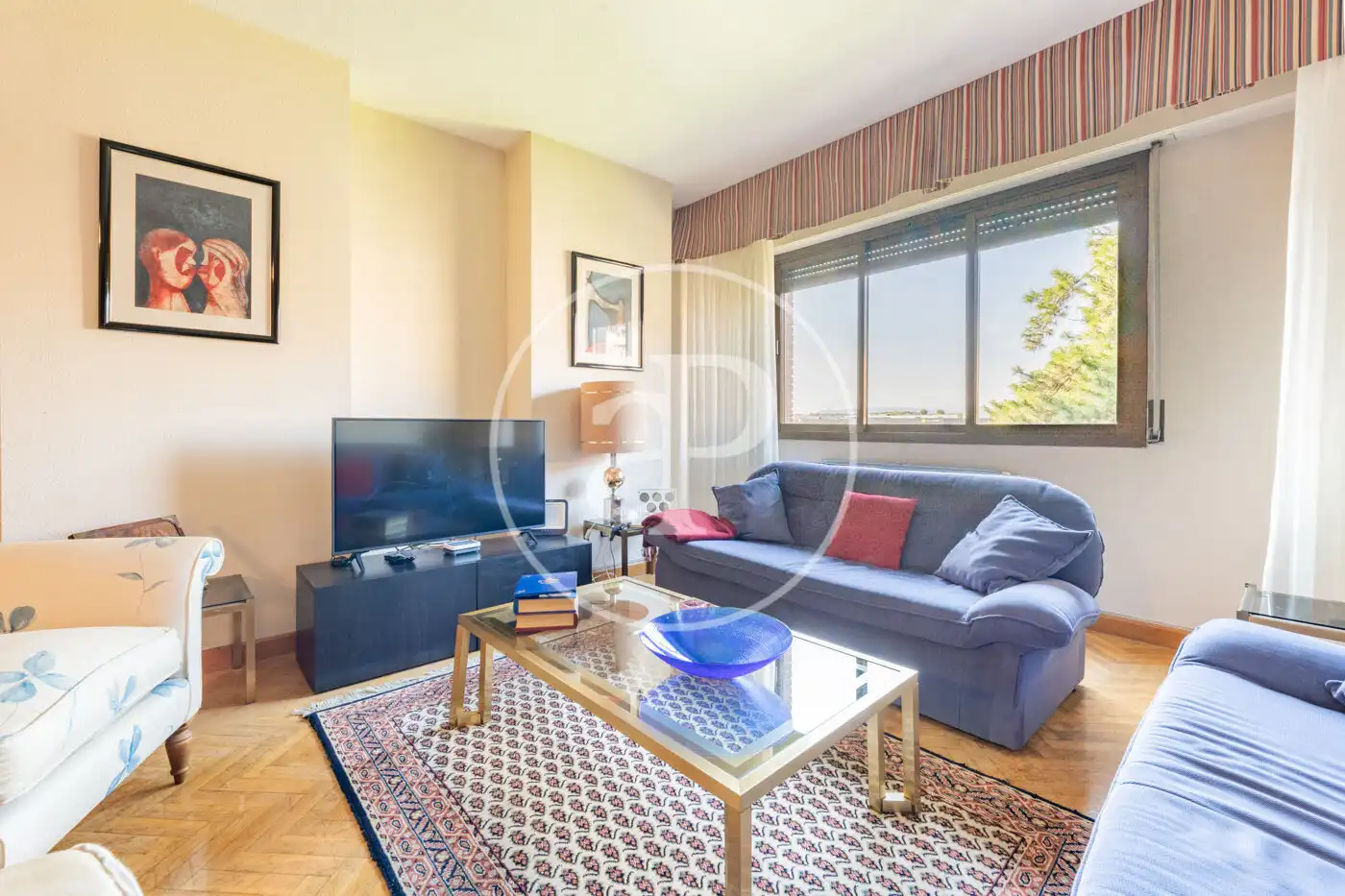 Living room of Flat for sale in Madrid  with Heating, Terrace and Storage room