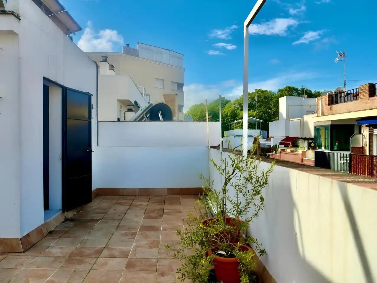 Terraza de Casa adosada en venta en Sevilla con Aire acondicionado, Calefacción y Parquet