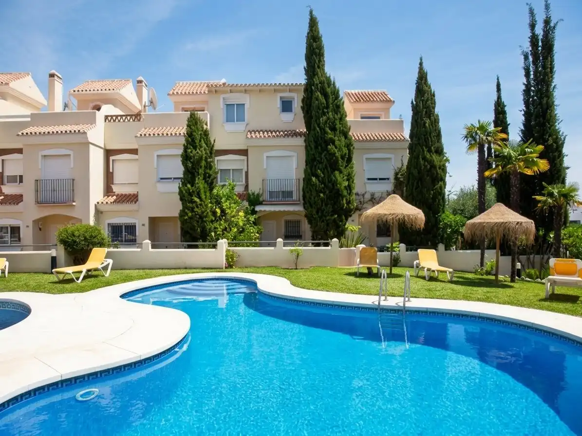 Exterior view of Houses for sale in Nerja  with Air Conditioner and Community pool