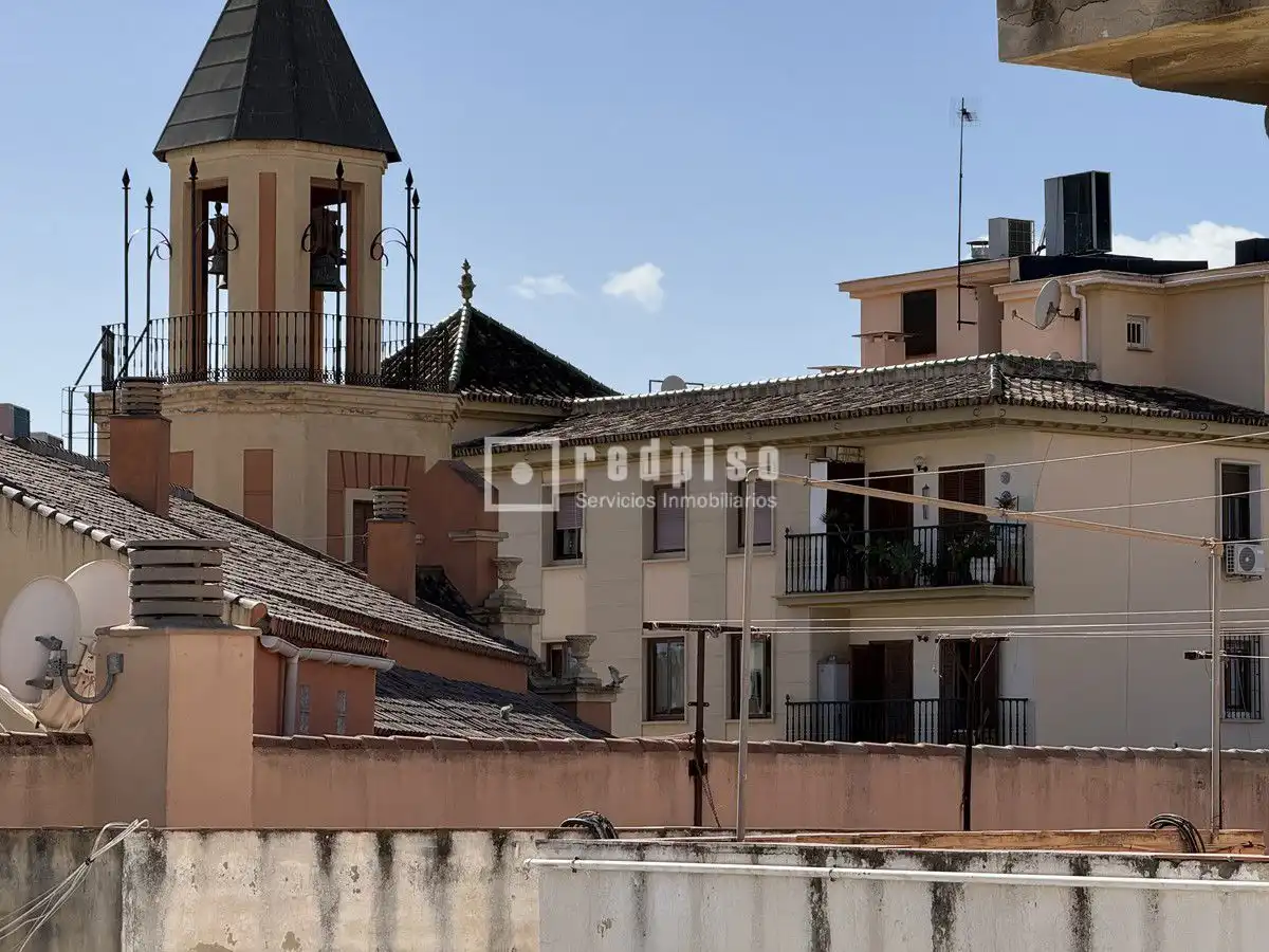 Vista exterior de Pis en venda en Málaga amb Aire condicionat, Calefacció i Jardí privat