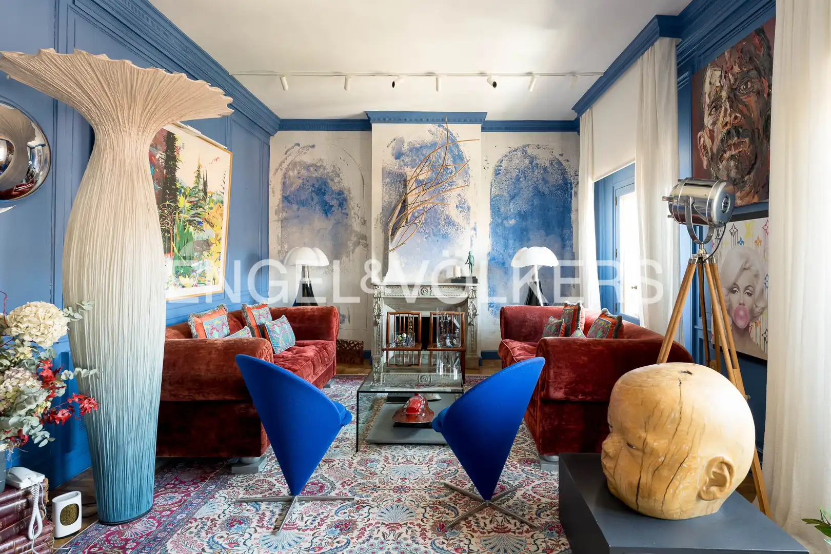 Sala de estar de Piso en venta en Madrid con Aire acondicionado, Calefacción y Parquet
