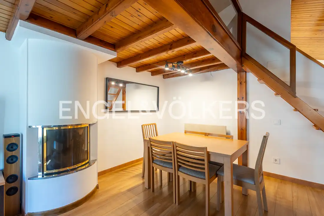 Comedor de Ático de alquiler en Encamp con Calefacción, Parquet y Amueblado