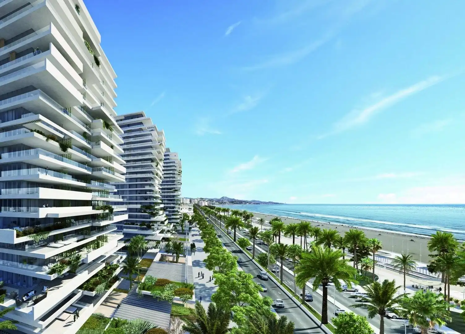 Vista exterior de Apartament en venda en Málaga amb Aire condicionat, Terrassa i Traster