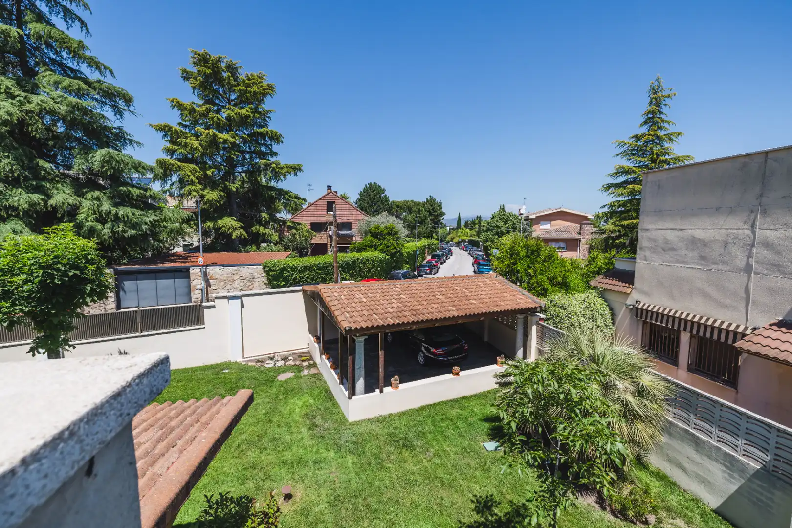 Terraza de Casa o chalet en venta en Las Rozas de Madrid con Aire acondicionado, Calefacción y Jardín privado
