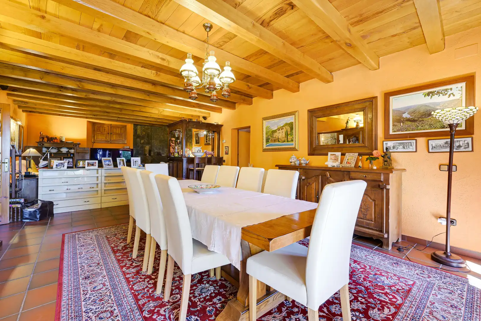 Comedor de Finca rústica en venta en Amer con Aire acondicionado, Calefacción y Terraza