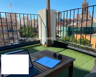 Terrace of Attic to rent in  Valencia Capital  with Air Conditioner, Terrace and Balcony