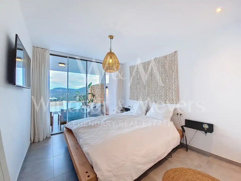 Dormitori de Apartament en venda en Sant Josep de sa Talaia amb Aire condicionat, Piscina i Moblat