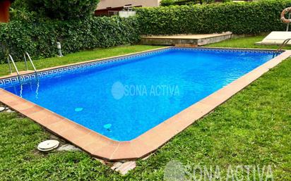 Swimming pool of Single-family semi-detached for sale in Aiguafreda  with Swimming Pool