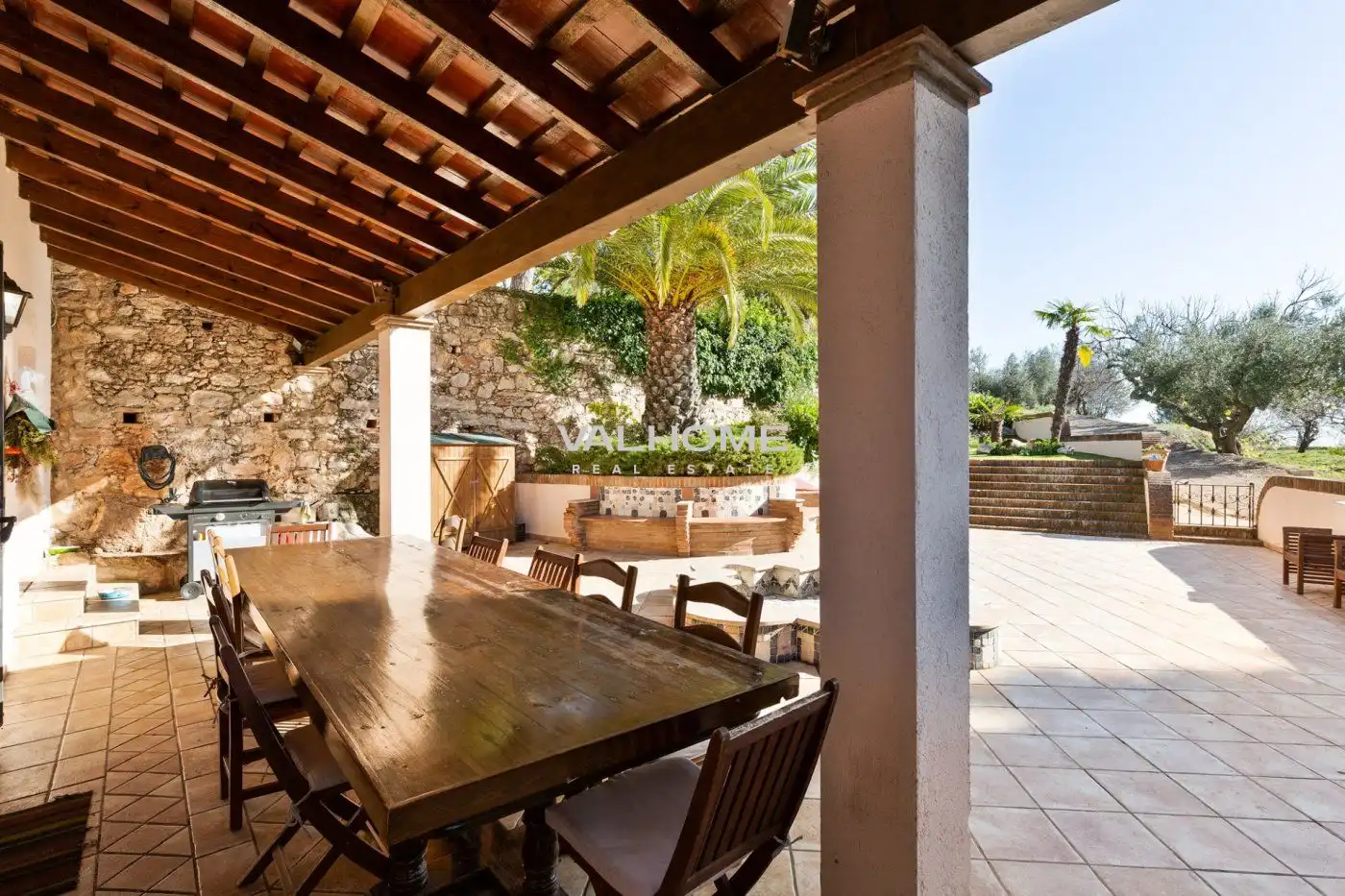 Terraza de Finca rústica en venta en Castellar del Vallès con Calefacción, Jardín privado y Trastero