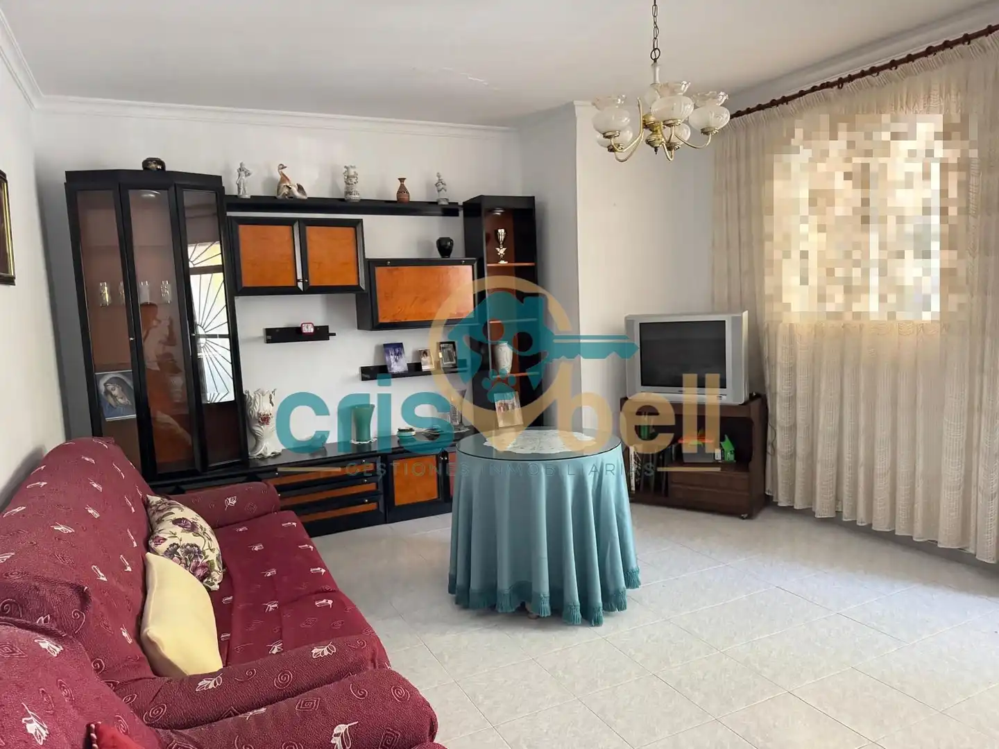 Sala de estar de Casa adosada en venta en Lorca con Aire acondicionado, Terraza y Amueblado