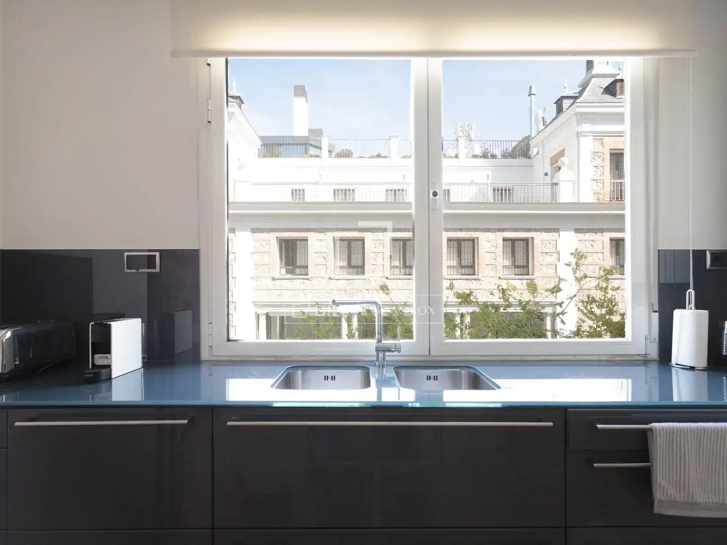 Küche von Wohnung zur Miete in Madrid mit Klimaanlage, Heizung und Parkett