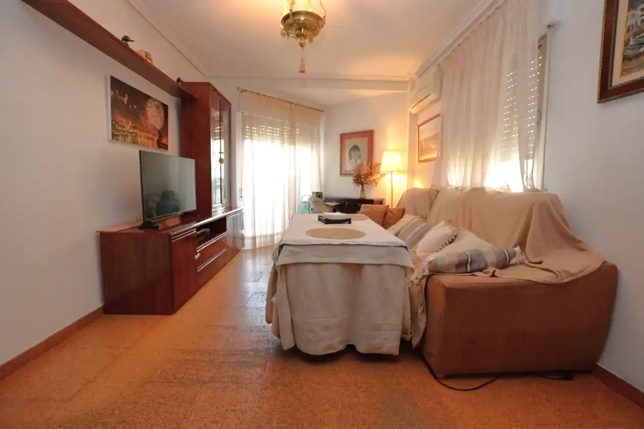 Living room of Flat for sale in Sevilla  with Air Conditioner, Heating and Terrace