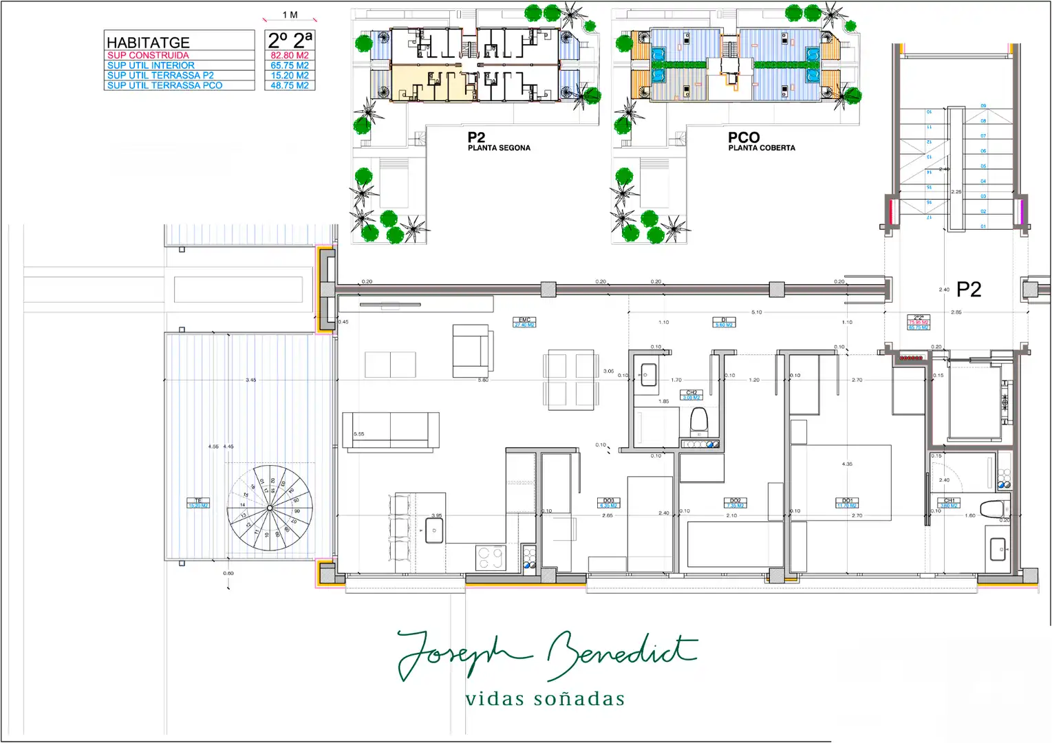 Ático en venta en Castelldefels con Aire acondicionado, Calefacción y Terraza