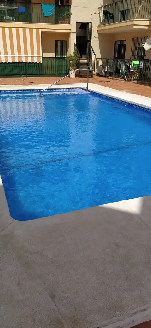Piscina de Apartamento en venta en Torrox con Aire acondicionado, Amueblado y Piscina comunitaria