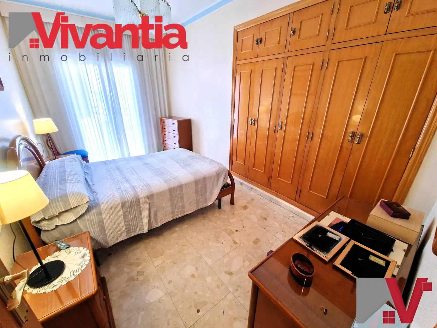 Bedroom of Flat for sale in Lorca  with Air Conditioner, Heating and Terrace