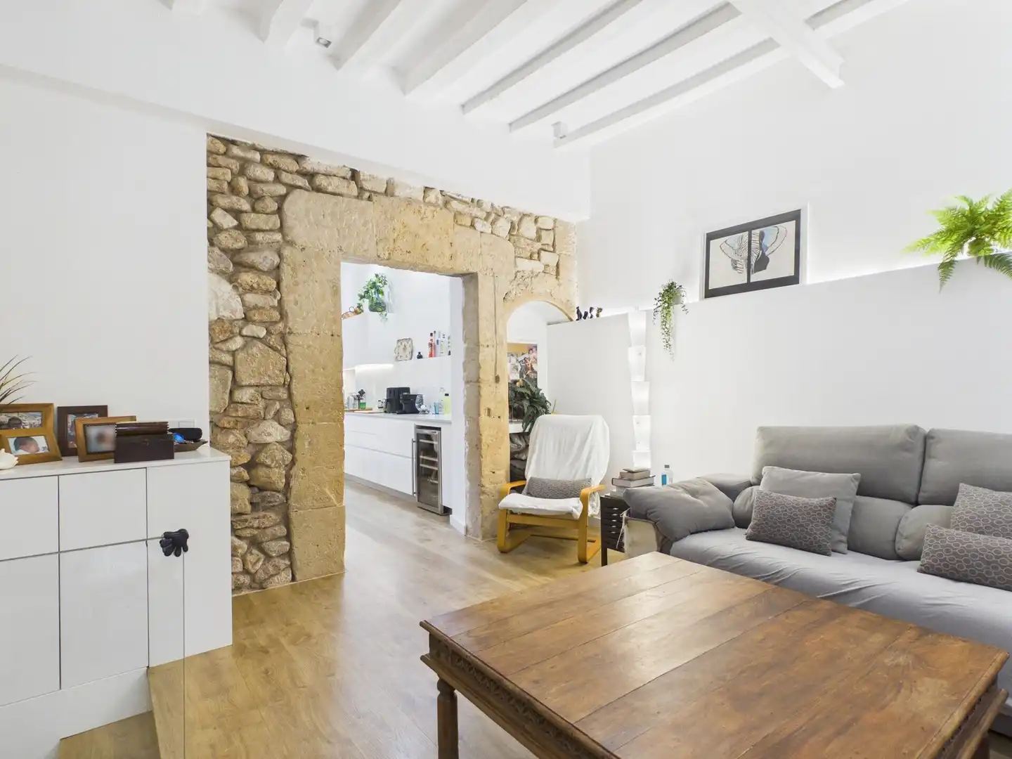 Sala d'estar de Planta baixa en venda en  Palma de Mallorca amb Aire condicionat, Terrassa i Balcó