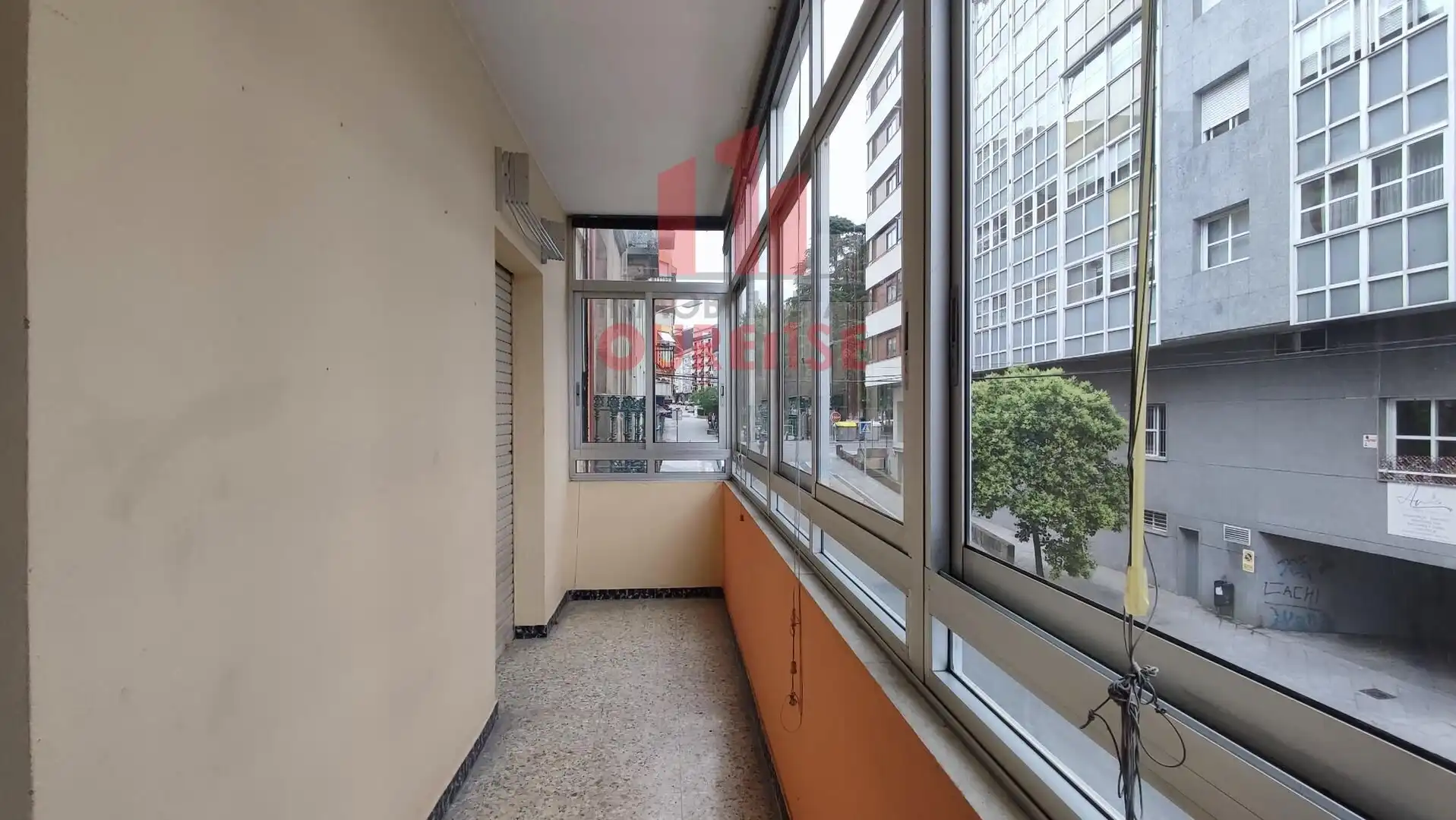 Außenansicht von Wohnung zur Miete in Ourense Capital  mit Heizung, Möbliert und Balkon