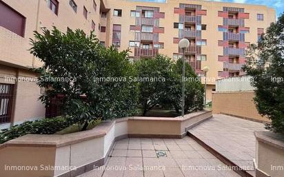 Exterior view of Flat for sale in Salamanca Capital  with Heating, Furnished and Balcony