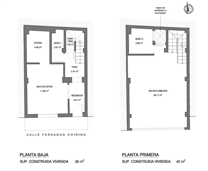 Casa amb terrassa en venda a Calle Fernando Chirino 8, imagen 31
