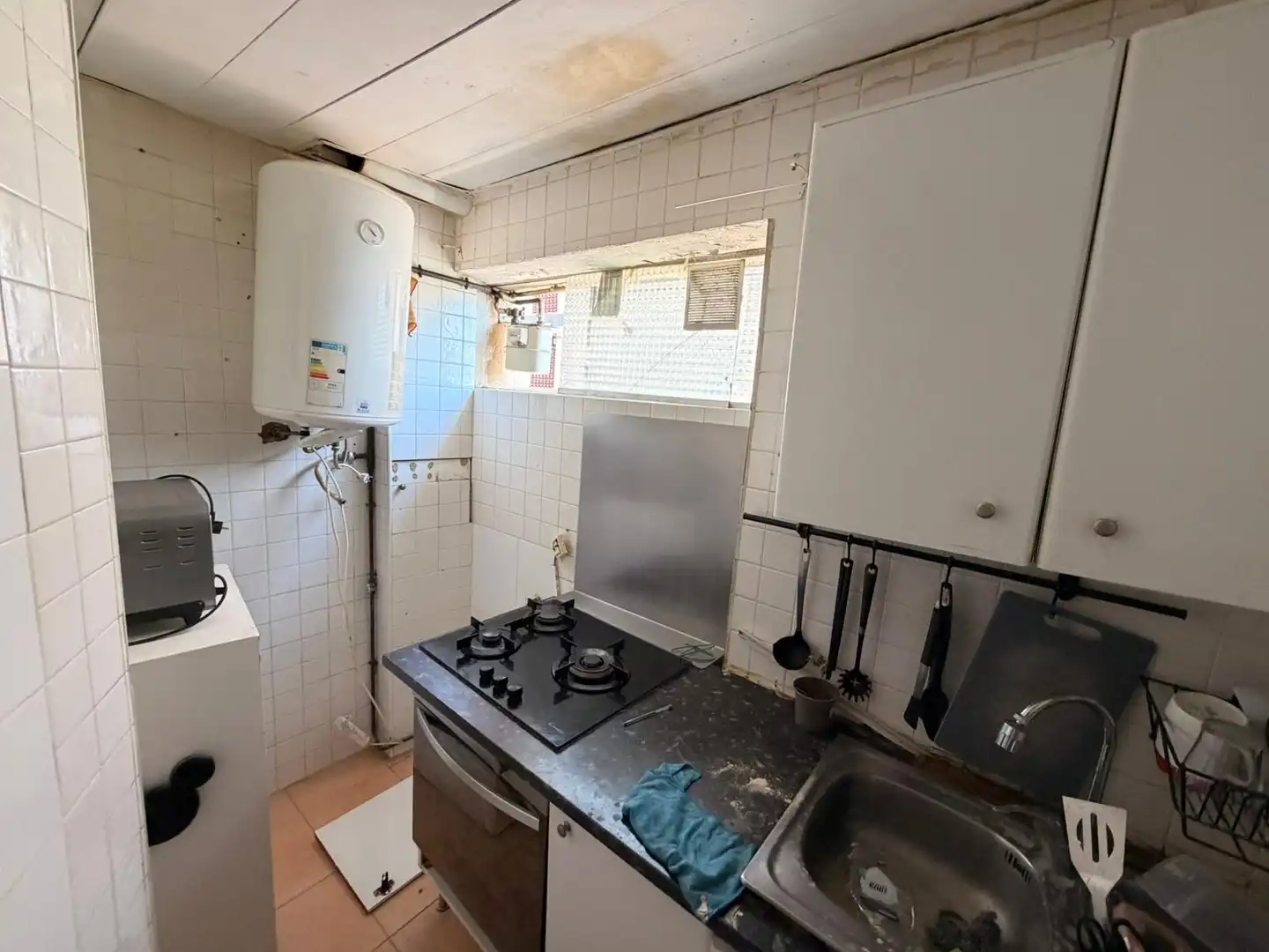 Küche von Wohnung zum Verkauf in Barcelona mit Möbliert und Balkon