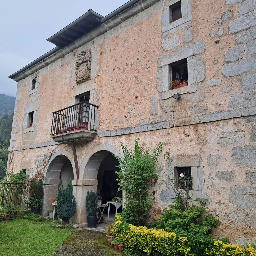 Exterior view of Houses for sale in Ruesga  with Private garden, Furnished and Balcony