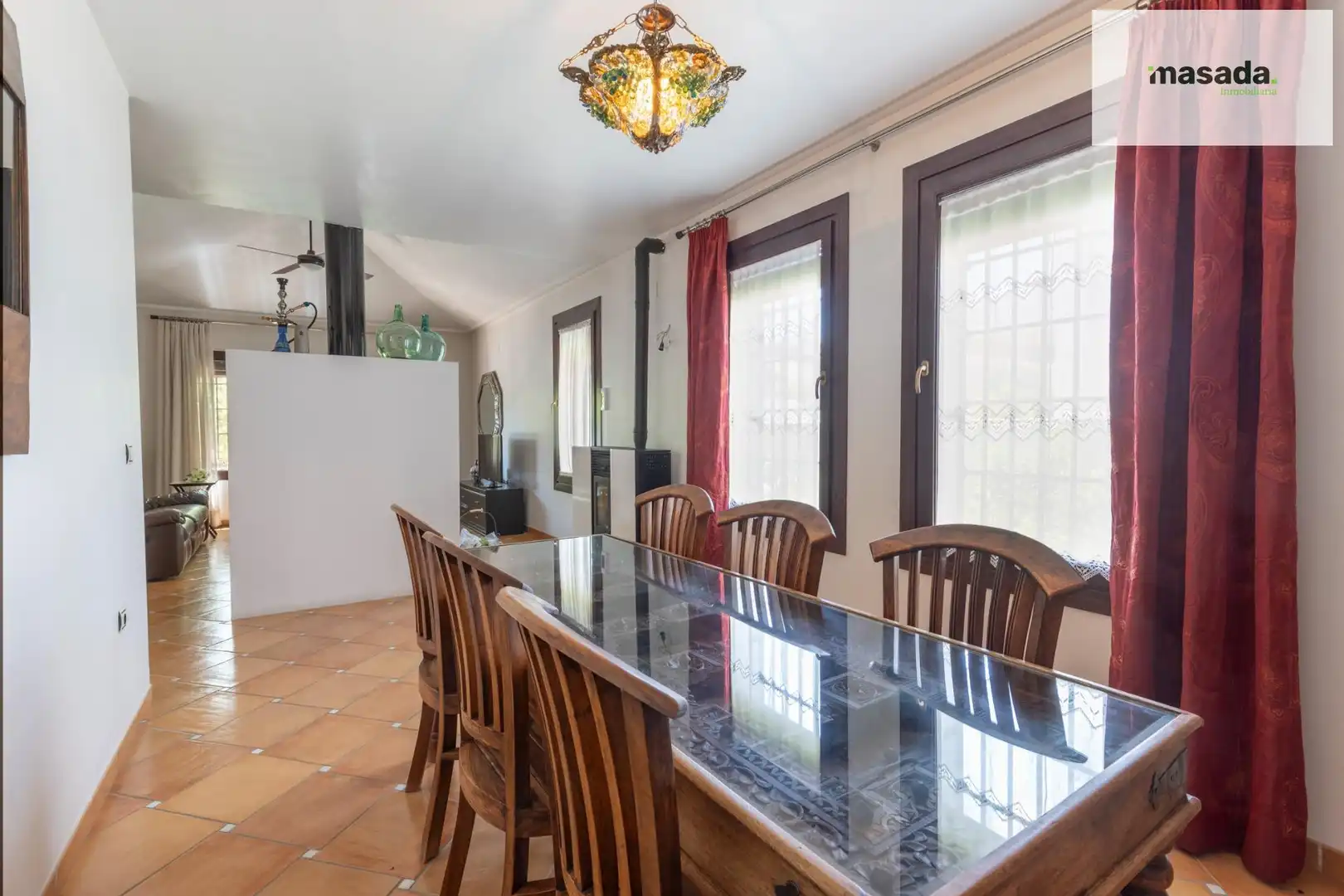 Comedor de Casa o chalet en venta en Vegas del Genil con Jardín privado, Piscina y Alarma
