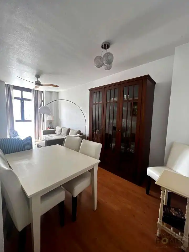 Comedor de Piso de alquiler en Cartagena con Calefacción, Parquet y Amueblado