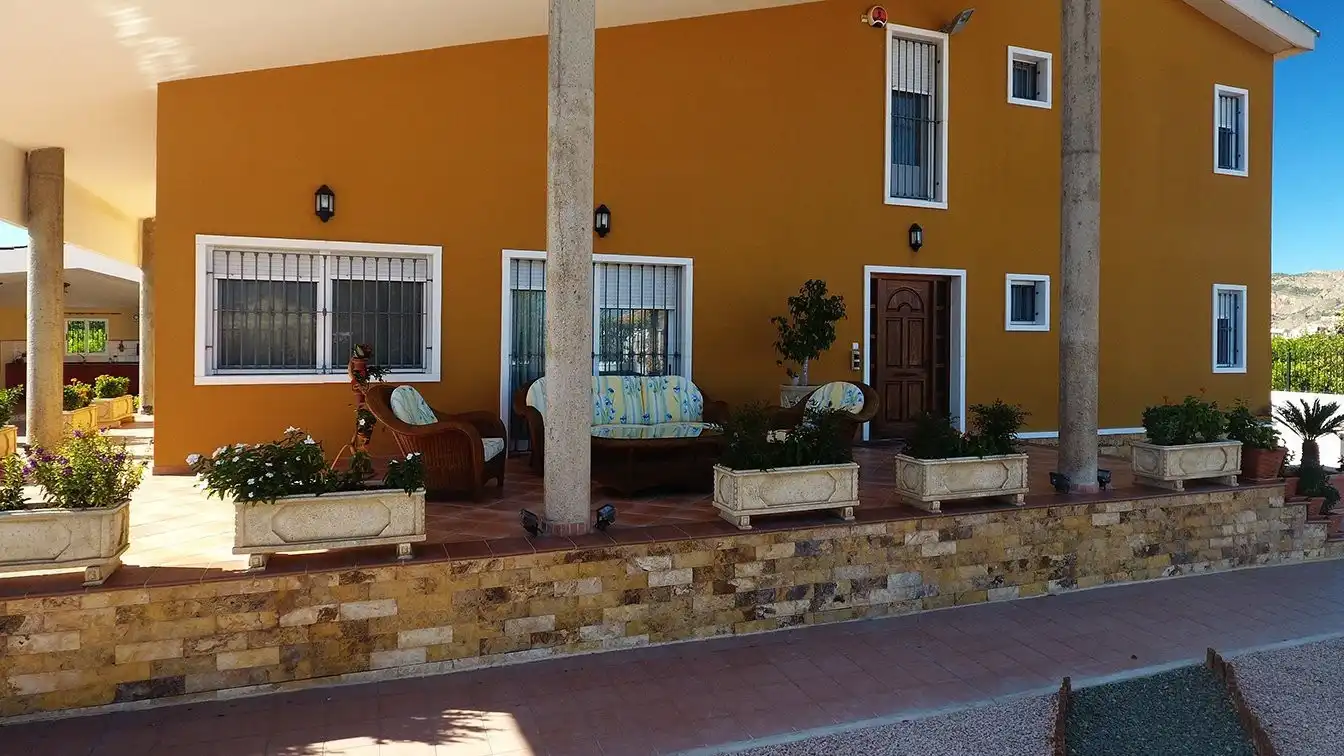 Terrassa de Finca rústica en venda en Orihuela amb Calefacció, Jardí privat i Terrassa