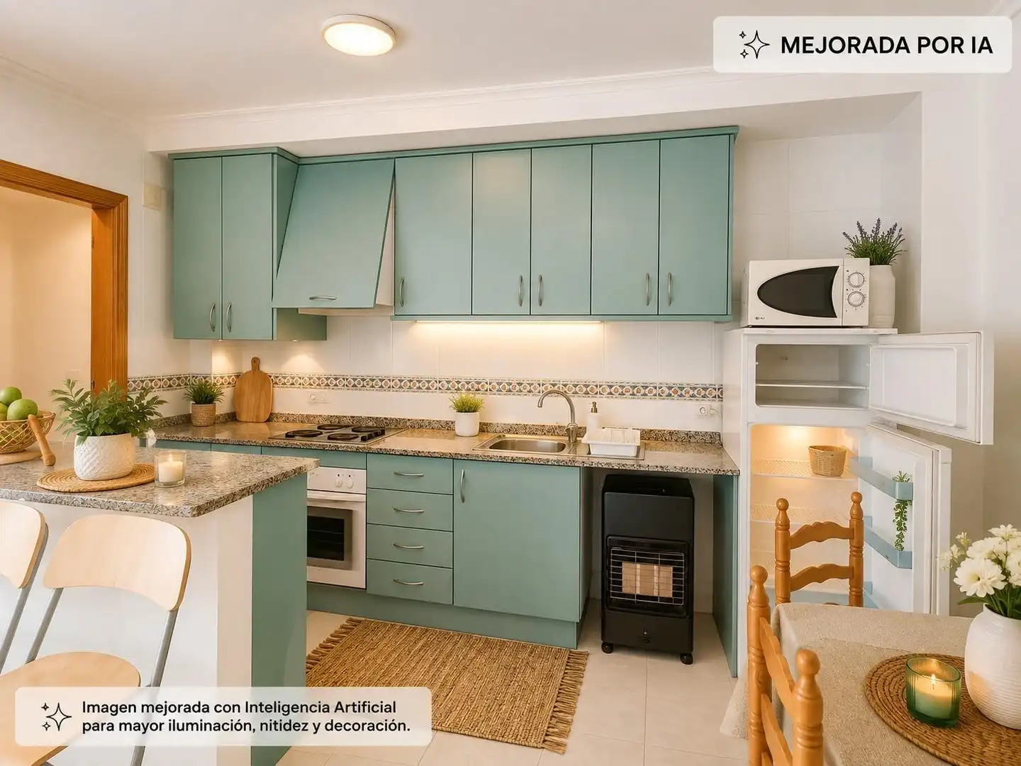 Cocina de Planta baja en venta en Formentera del Segura con Aire acondicionado, Jardín privado y Terraza