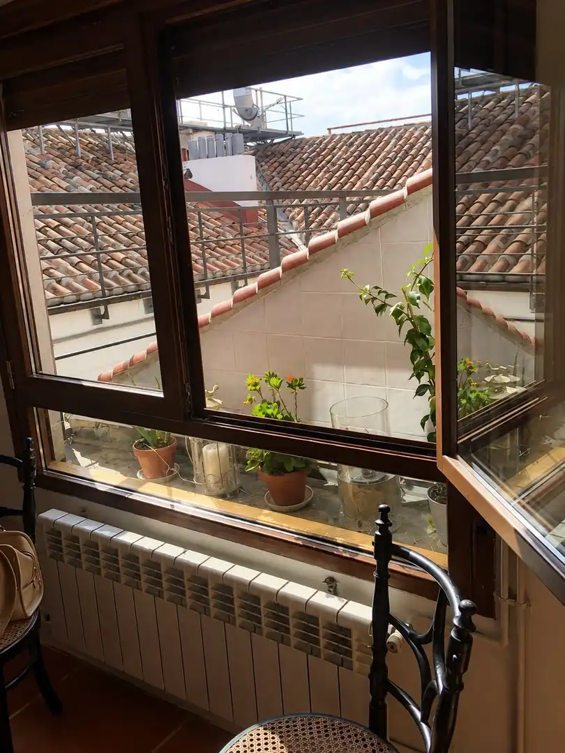 Terrasse von Wohnungen zur Miete in Madrid mit Klimaanlage und Möbliert