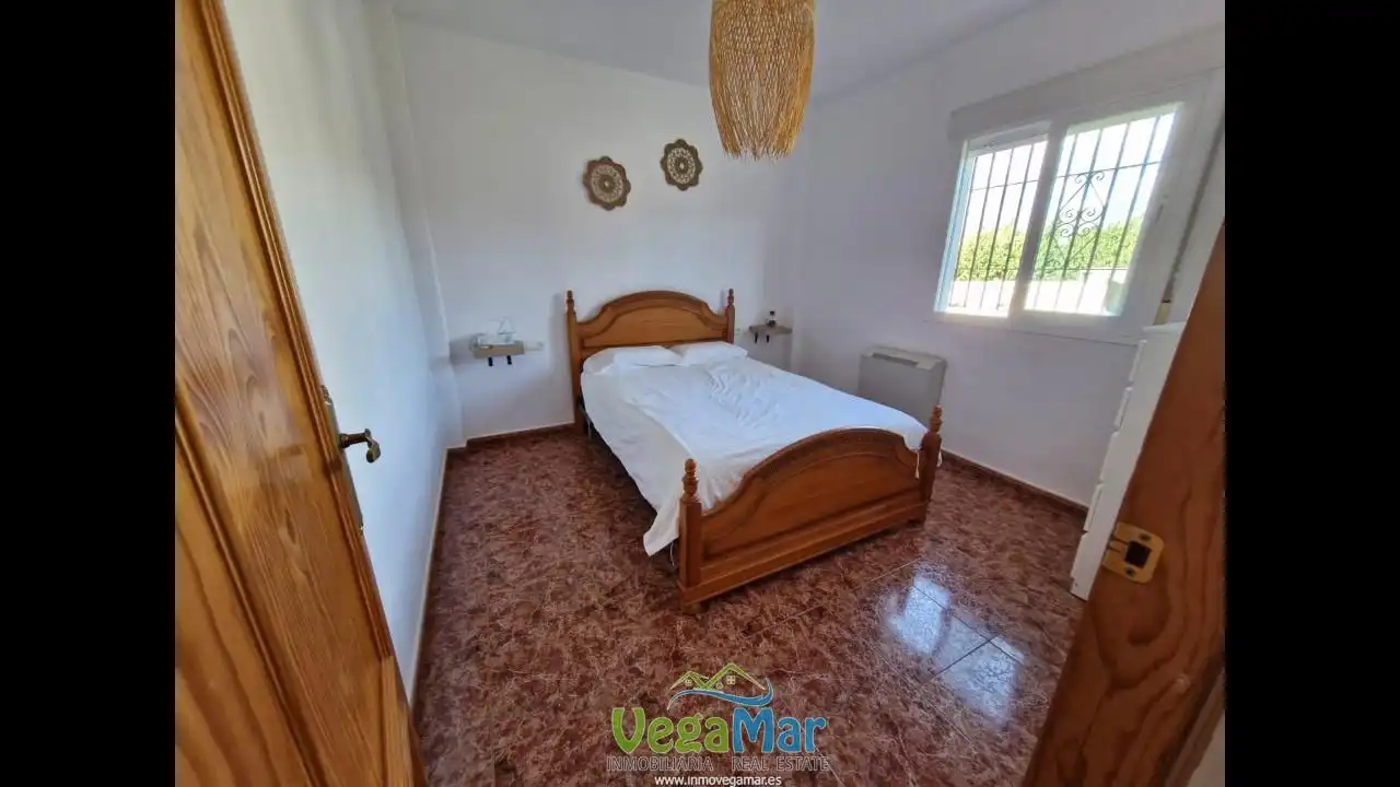 Dormitori de Casa o xalet de lloguer en Salobreña amb Jardí privat, Terrassa i Piscina