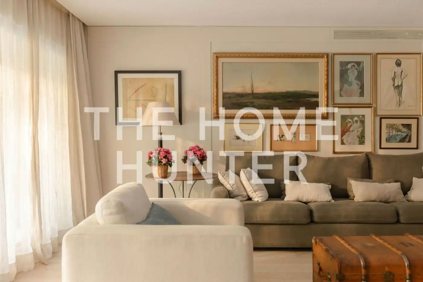 Living room of Flat for sale in Barcelona  with Air Conditioner, Heating and Private garden